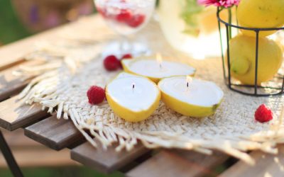 Zitronen-Kerzen selber machen